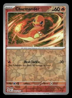 Charmander 026/197 C Obsidian Flames Reverse Holo NM/M Pokemon - Image 1