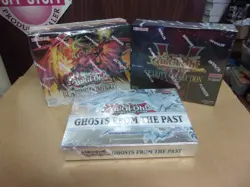YU-GI-OH RARITY 5 + BLAZING DOMINION 1ST BOXES + GHOSTS FROM THE PAST - Image 1