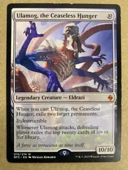 MTG 1x Ulamog, the Ceaseless Hunger # 15 Battle for Zendikar Magic the x1 MP - Image 1