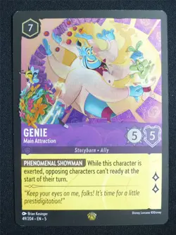 Genie Main Attraction 49/204 Foil - Lorcana Card #14B - Image 1