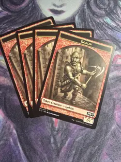 [4x] Goblin Token (011/017) M19 MTG Magic The Gathering NM - Image 1
