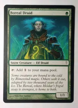 MTG - Boreal Druid - Coldsnap 105/155 - Regular Common - Snow Mana - Image 1