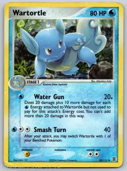 Wartortle 50/112 Uncommon FireRed & LeafGreen Pokemon HP - Image 1
