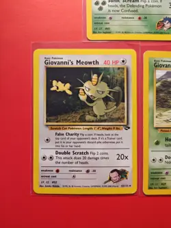 Vintage Pokemon Gym Challenge Lot – Giovanni & Koga Cards WOTC 2000 Binder Set - Image 4