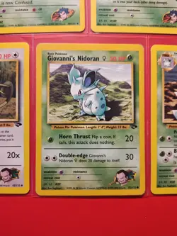 Vintage Pokemon Gym Challenge Lot – Giovanni & Koga Cards WOTC 2000 Binder Set - Image 5