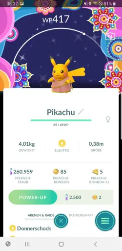 Pokemon Go Shiny Pikachu Saree Background - Shiny Pikachu Sari Hintergrund - Image 1
