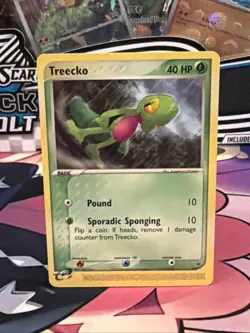 Pokemon TCG Treecko 016 Black Star Promo Non-Holo LP - Image 1