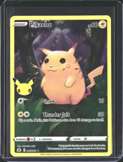 Pikachu 005/025 Holo Rare Celebrations Pokemon NM/M - Image 1