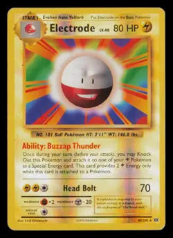 Electrode 40/108 Rare Evolutions Pokemon Reverse Holo Near Mint - Image 1