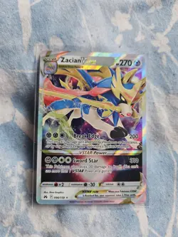 Pokemon TCG Zacian VSTAR Crown Zenith 096/159 Holo Ultra Rare NM-M - Image 1