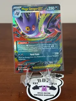 Me02: Phantasmal Flames Pokemon TCG Mega Gengar ex 056/094 - Image 1