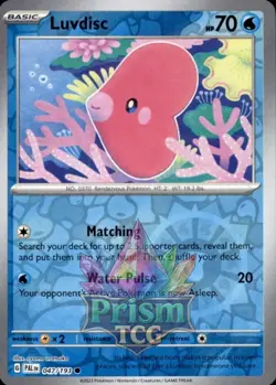 Luvdisc 47/193 Common Reverse Holo Paldea Evolved Pokemon - Image 1