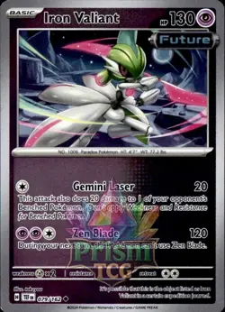 Iron Valiant 79/162 Uncommon Reverse Holo Temporal Forces Pokemon - Image 1