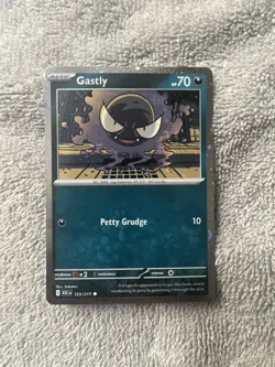 English Pokemon Ascended Heroes Promo: Gastly #123 Cosmo Holo - Image 1