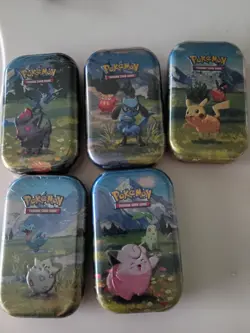 Pokemon Ascended Heroes Mini Tins Complete Art Set Lot of 5 Sealed Brand New - Image 1