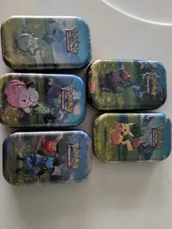 Pokemon Ascended Heroes Mini Tins Complete Art Set Lot of 5 Sealed Brand New - Image 2