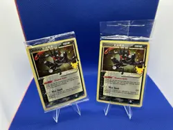 2021 Pokemon Celebrations Greninja Gold Star Black Star Promo X2 Factory Sealed - Image 1