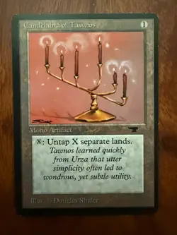 Magic the Gathering MTG Candelabra of Tawnos Antiquities LP - Image 1