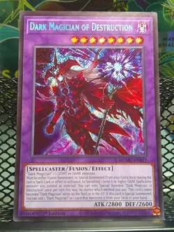 Dark Magician of Destruction MZMU-EN011 1st ED Secret Yu-Gi-Oh! TCG NM - Image 1