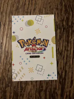 Gengar Rainbow Foil Pokemon Card Database Attacks Kanto - Image 2