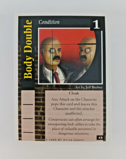Body Double #42 - On The Edge CCG card (1995 Atlas) Condition, Standard TCG - Image 1