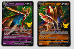 ⚔🛡 Zacian V & Zamazenta V 25th Anniversary Promo Lot (2 Cards) – Pokemon TCG - Image 1