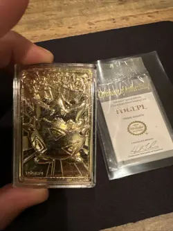 Burger King 23kt Gold Togepi W/ Sealed Card Missing Pokeball - Image 1