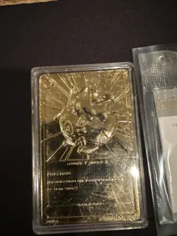 Burger King 23kt Gold Togepi W/ Sealed Card Missing Pokeball - Image 2