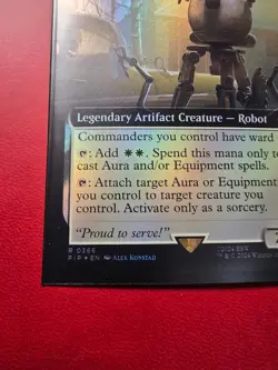 Codsworth, Handy Helper (Extended Art) 366 Universes Beyond: Fallout Foil | MTG - Image 3