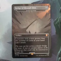 Bridge of Khazad-dum - Ensnaring Bridge, LOTR, Foil, Magic the Gathering MTG NM - Image 1