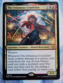 MTG The Infamous Cruelclaw **NM** Bloomburrow (BLB) - Image 1