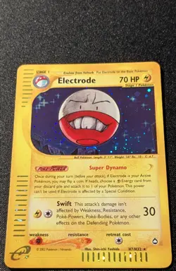 Pokemon AQUAPOLIS - #H4/H32 Azumarill #H7/H32 Electrode - Holo - ENG - LP/NM - Image 4