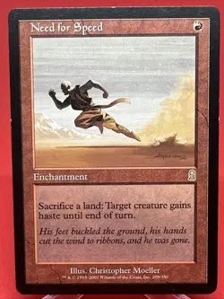 Need for Speed LP Odyssey MTG Magic the Gathering Vintage Only Printing - Image 1