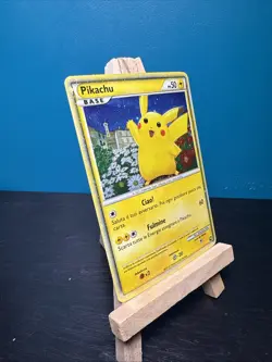 Pokemon Pikachu Italian PW2 World Collection Holo Promo Card TCG 2010 LP - Image 2