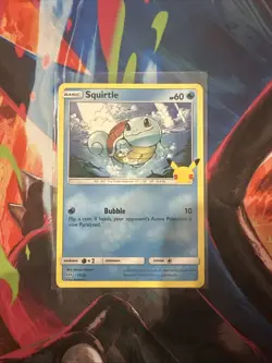 McDonald's Pokemon 25th Anniversary Squirtle Base Celebrations 17/25 Non-Holo - Image 1