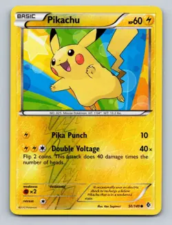 Pokemon TCG Pikachu Reverse Holo Common Boundaries Crossed 50/149 - Image 1