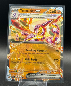 Toxtricity ex 100/182 SV04: Paradox Rift Holo Pokemon TCG - Image 1