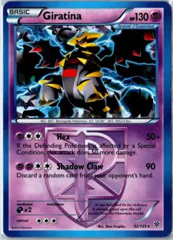 Giratina (BW Plasma Storm) 62/135 Deck Exclusives Cracked Ice Holo HP - Image 1