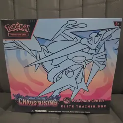 Factory Sealed Pokemon Center Chaos Rising Elite Trainer Box ETB - Image 1