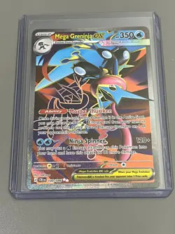 Pokemon TCG - Mega Greninja ex 100/086 Me04: Chaos Rising Holo - Image 1