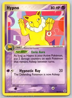 Hypno 25/112 Rare FireRed & LeafGreen Pokemon MP - Image 1