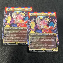 Final Fantasy MTG EN Kefka, Court Mage #0322 FFVI Borderless MISCUT 🔥 x1 - Image 1