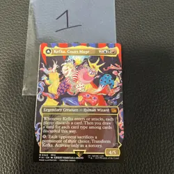 Final Fantasy MTG EN Kefka, Court Mage #0322 FFVI Borderless MISCUT 🔥 x1 - Image 3