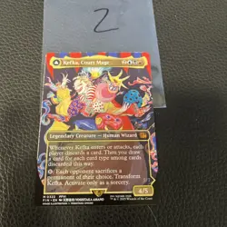 Final Fantasy MTG EN Kefka, Court Mage #0322 FFVI Borderless MISCUT 🔥 x1 - Image 5