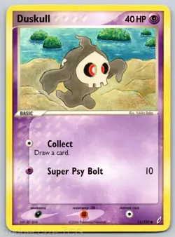 Duskull 51/100 Common Crystal Guardians Pokemon HP - Image 1