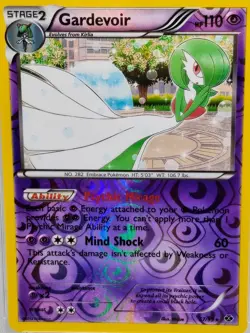 PSA 9 Gardevoir Reverse Holo #57 2012 Pokemon Black & White - Image 2