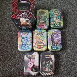 OPENED Pokemon TCG Mini Tin Joblot NO MAJOR HITS - Image 1