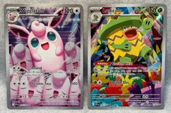 Ludicolo 095/094 Illustration Rare Phantasmal Flames Pokemon + Wigglytuff 105/94 - Image 1