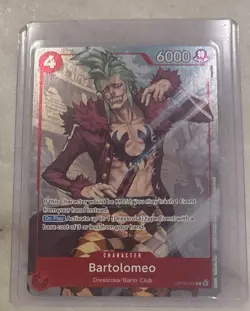 One Piece TCG: BARTOLOMEO (Dash Pack) #OP15-014 Adventure on Kami's Island Foil - Image 1