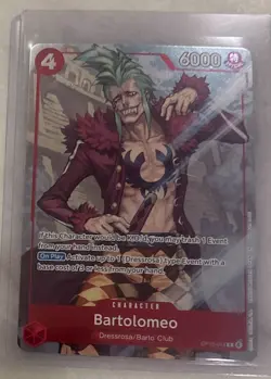 One Piece TCG: BARTOLOMEO (Dash Pack) #OP15-014 Adventure on Kami's Island Foil - Image 2